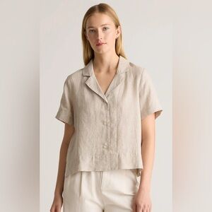 Quince 100% Linen Short Sleeved Shirt